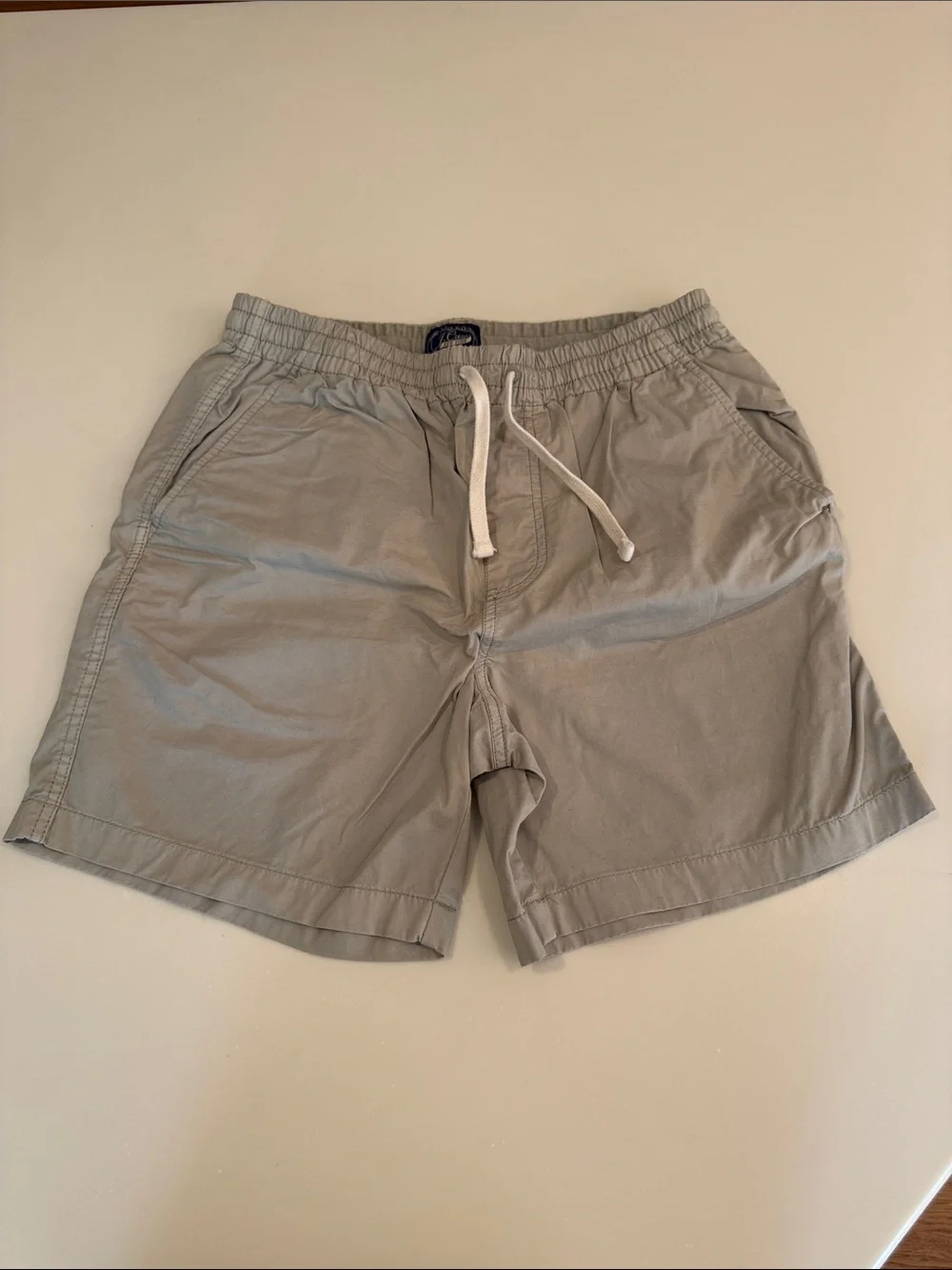 J. Crew Gray/Tan Drawstring Casual Shorts